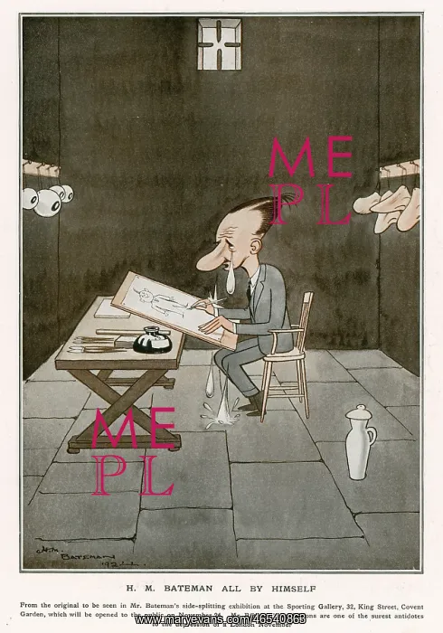 : H. M. Bateman all by himself by H. M. Bateman : H. M. Bateman all by himself by H. M. Bateman