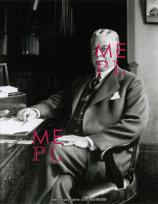  : H Nigel Gresley, seated, painting. P IMechE