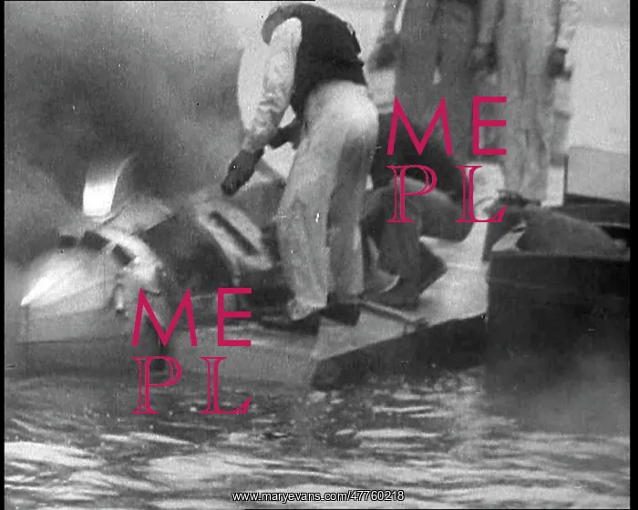 : H Scott Paine water speed record attempt in