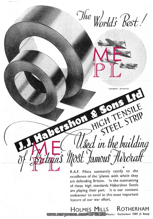  : Habershon Strip Steel & Sheets