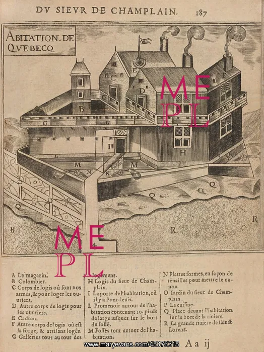 : The Habitation at Quebec was primarily a warehouse : The Habitation at Quebec was primarily a warehouse