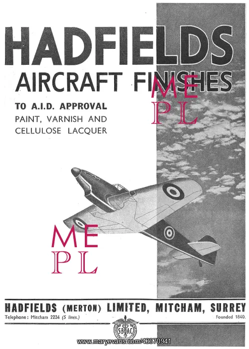 : Hadfields Aircraft Finishes : Hadfields Aircraft Finishes