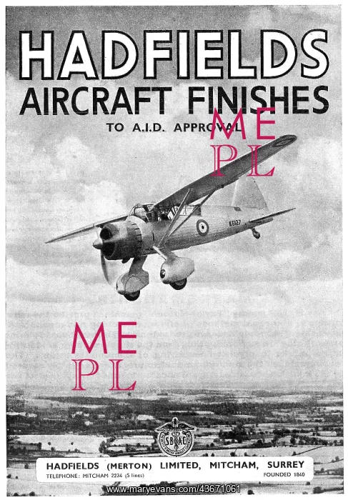: Hadfields Aircraft Finishes : Hadfields Aircraft Finishes