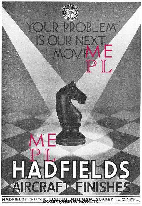: Hadfields Aircraft Finishes : Hadfields Aircraft Finishes
