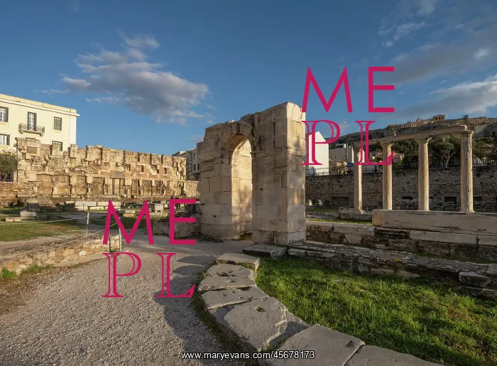 : Hadrian's Library, Athens, Greece : Hadrian's Library, Athens, Greece