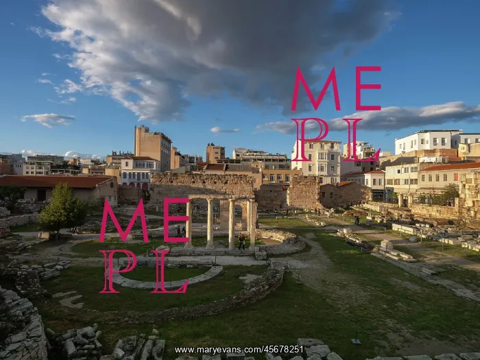 : Hadrian's Library, Athens, Greece : Hadrian's Library, Athens, Greece
