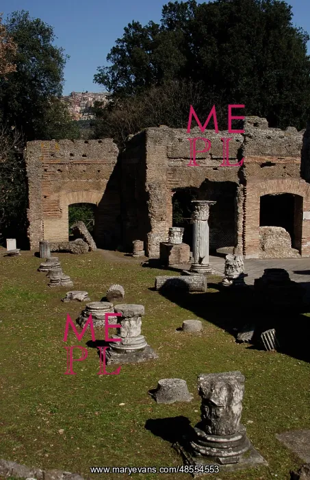 : Hadrian's Villa. The Greek and Latin Libraries. 2nd century : Hadrian's Villa. The Greek and Latin Libraries. 2nd century