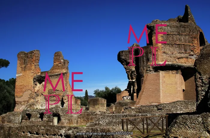 : Hadrian's Villa. The Greek and Latin Libraries. 2nd century : Hadrian's Villa. The Greek and Latin Libraries. 2nd century