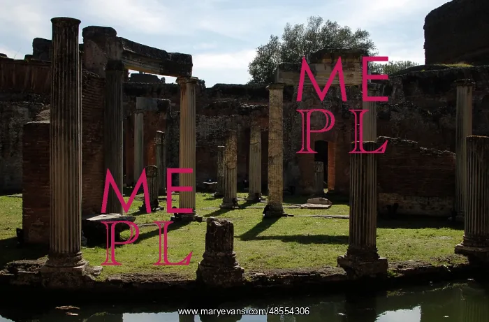 : Hadrian's Villa. Maritime Theatre. 2nd century. Italy : Hadrian's Villa. Maritime Theatre. 2nd century. Italy