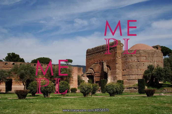 : Hadrian's Villa. Pecile and Hall of Philosophers. 2nd centur : Hadrian's Villa. Pecile and Hall of Philosophers. 2nd centur