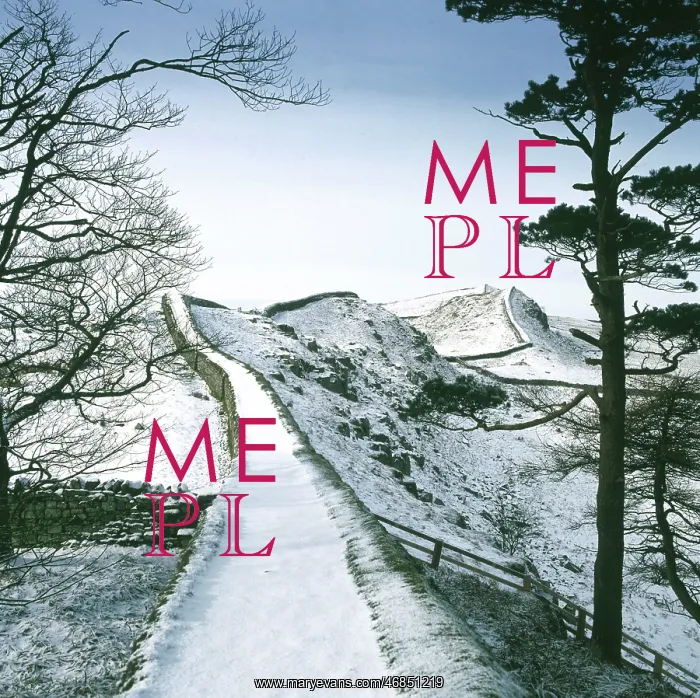 : HADRIAN'S WALL IN SNOW : HADRIAN'S WALL IN SNOW