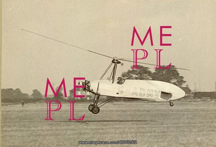 : Hafner AR3 MkII Gyroplane G-ADMV : Hafner AR3 MkII Gyroplane G-ADMV