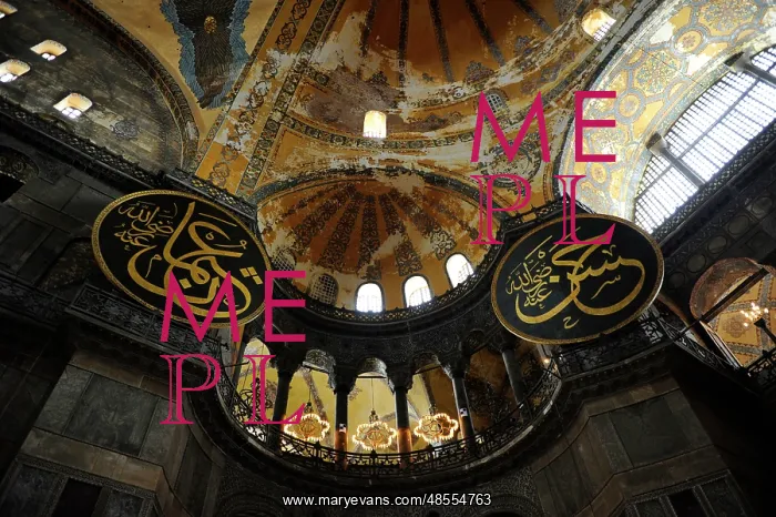  : Hagia Sophia. Interior. Istanbul
