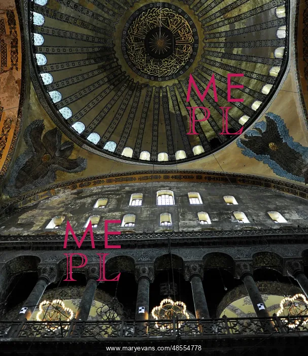  : Hagia Sophia. Interior. Istanbul