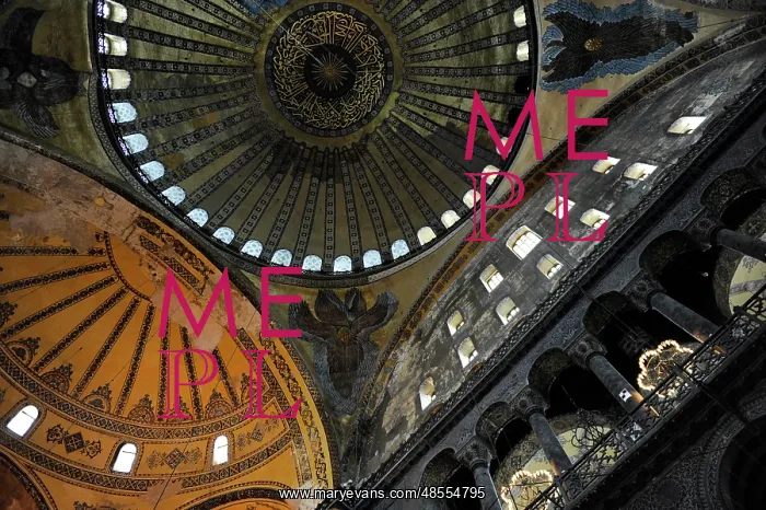  : Hagia Sophia. Interior. Istanbul