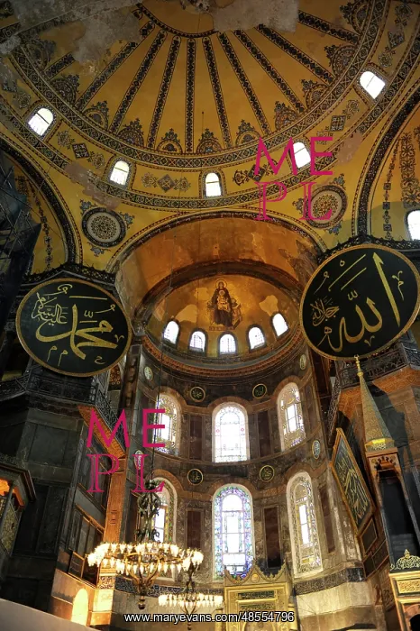 : Hagia Sophia. Interior. Istanbul : Hagia Sophia. Interior. Istanbul