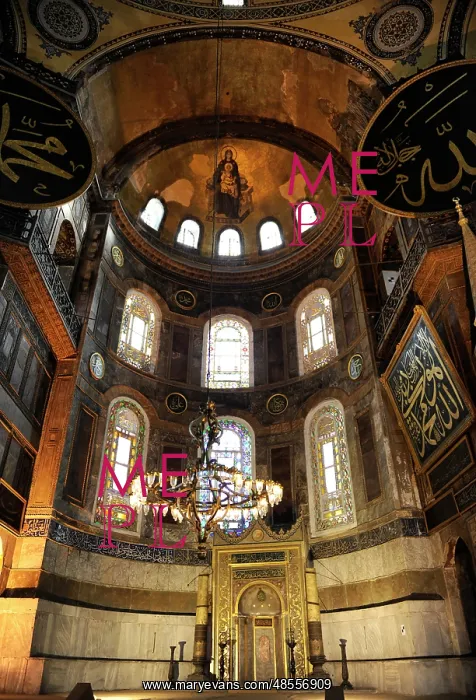 : Hagia Sophia. Interior. Istanbul : Hagia Sophia. Interior. Istanbul