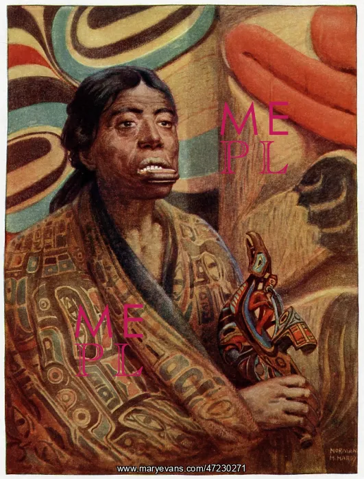 : HAIDA WOMAN : HAIDA WOMAN