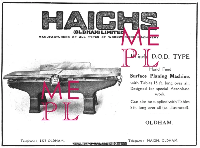 : Haighs Of Oldham: Manufacturers Of Machine Tools 1918 : Haighs Of Oldham: Manufacturers Of Machine Tools 1918
