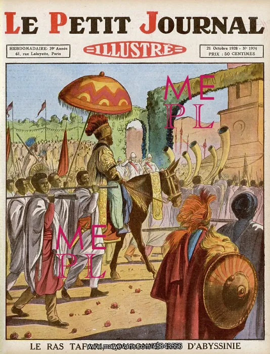 : HAILE SELASSIE CROWNED : HAILE SELASSIE CROWNED