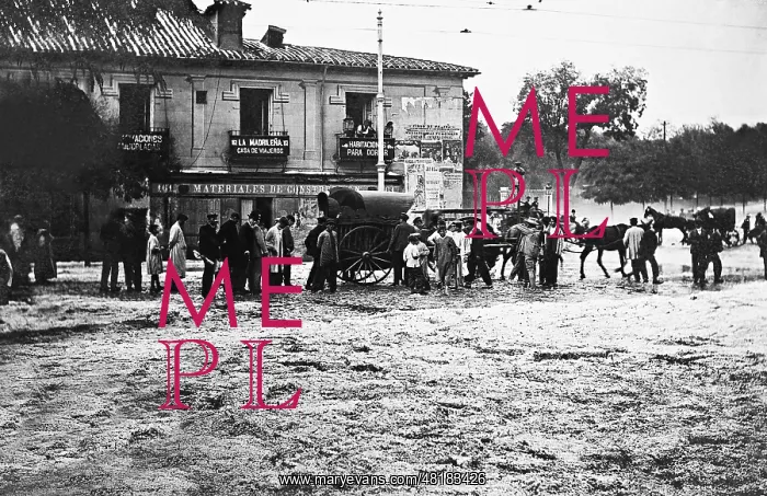 : Hailstorm in Madrid, 1904 : Hailstorm in Madrid, 1904