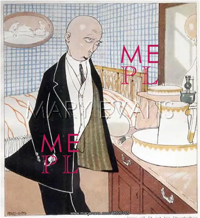 : HAIR / BALD MAN 1908 : HAIR / BALD MAN 1908
