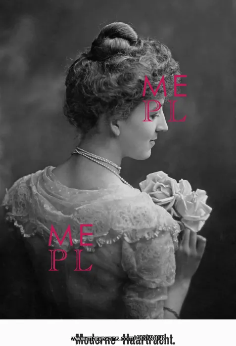 : Hairdo from the turn of the century, 1905 : Hairdo from the turn of the century, 1905