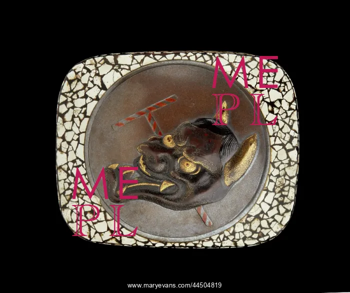 : Hako netsuke - the Hannya mask from the No play Dojoji : Hako netsuke - the Hannya mask from the No play Dojoji
