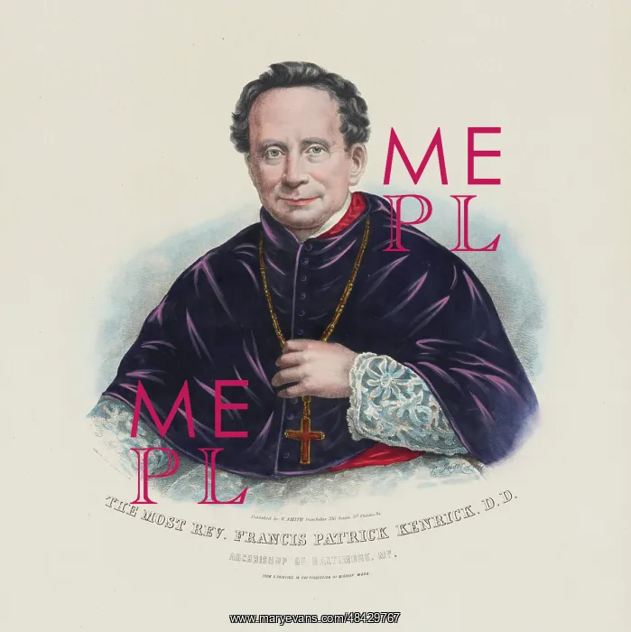 : Half-length portrait of Archbishop Francis Patrick : Half-length portrait of Archbishop Francis Patrick