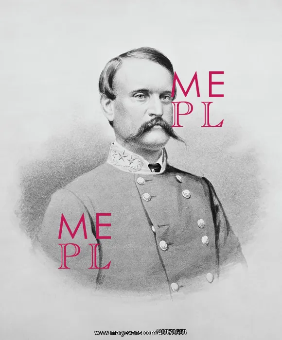: Half-length portrait of Confederate General John : Half-length portrait of Confederate General John