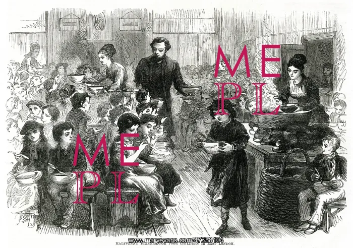 : Halfpenny dinners 1870 : Halfpenny dinners 1870