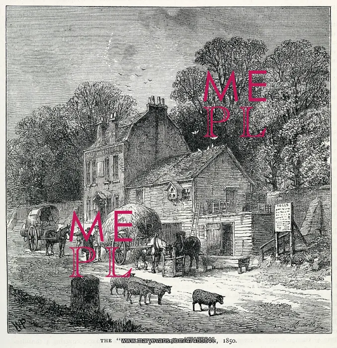 : Halfway House, Kennsington 1850 : Halfway House, Kennsington 1850