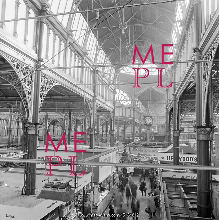 : Halifax Borough Market - interior : Halifax Borough Market - interior