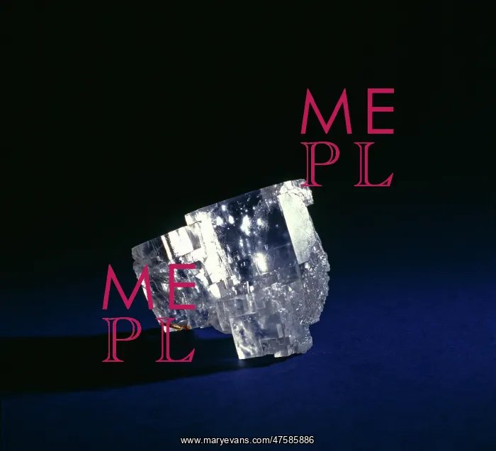 : Halite. Transparent crystals of halite. Halite is composed of sodium chloride : Halite. Transparent crystals of halite. Halite is composed of sodium chloride