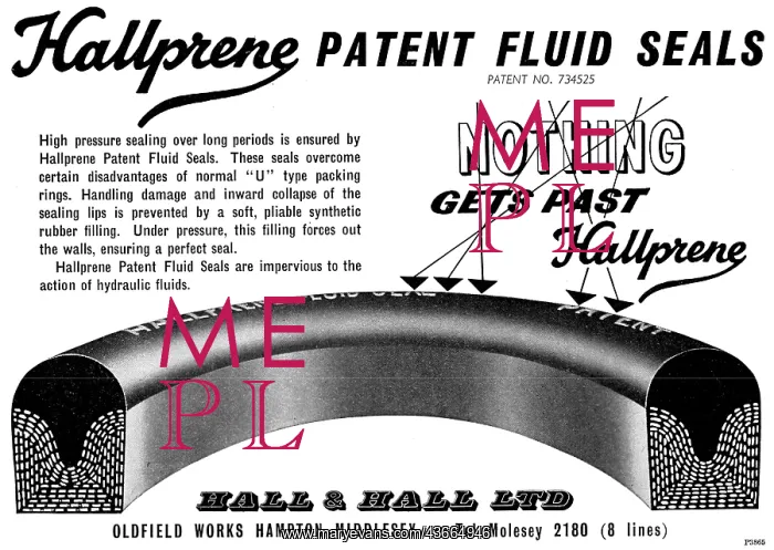 : Hall & Hall - Hallprene Synthetic Rubbers : Hall & Hall - Hallprene Synthetic Rubbers