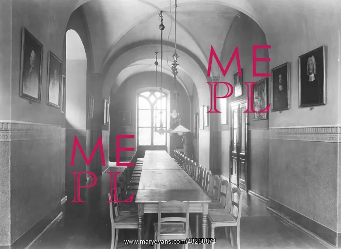 : Hall in the Parochialkirche in Berlin, 1934 : Hall in the Parochialkirche in Berlin, 1934
