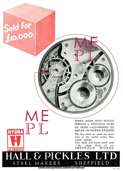 : Hall & Pickles Steelmakers, Wire & Toolmakers - Hydra Steels : Hall & Pickles Steelmakers, Wire & Toolmakers - Hydra Steels