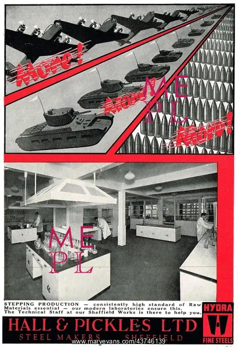 : Hall & Pickles Steelmakers, Wire & Toolmakers - Hydra Steels : Hall & Pickles Steelmakers, Wire & Toolmakers - Hydra Steels