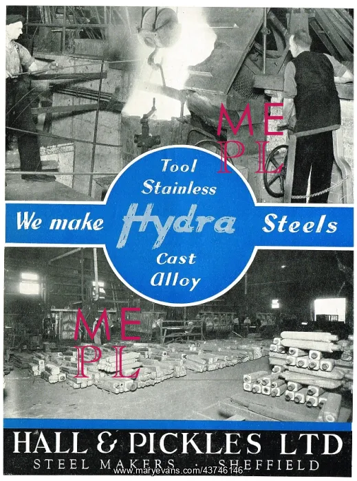 : Hall & Pickles Steelmakers, Wire & Toolmakers - Hydra Steels : Hall & Pickles Steelmakers, Wire & Toolmakers - Hydra Steels