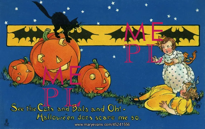 : Halloween. Three scary Halloween masks and a black cat : Halloween. Three scary Halloween masks and a black cat