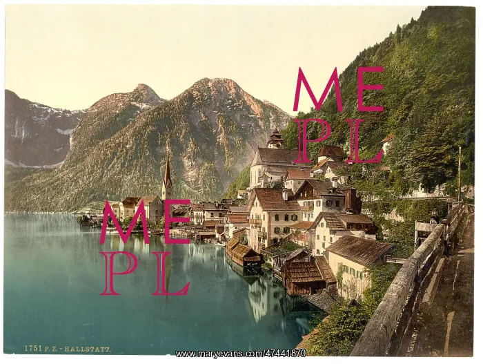 : Hallstatt, Upper Austria, Austro-Hungary : Hallstatt, Upper Austria, Austro-Hungary