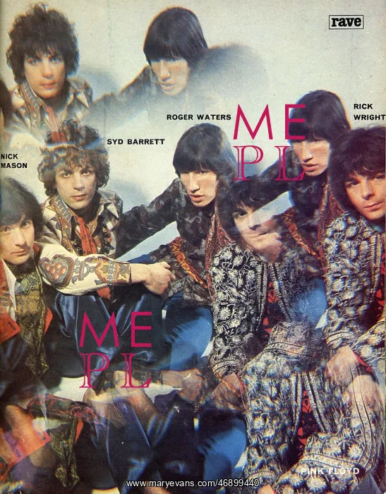 : Hallucinogenic poster of Pink Floyd : Hallucinogenic poster of Pink Floyd