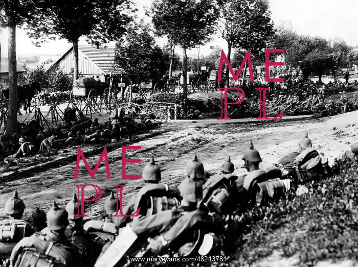 : Halt on the roadside, 1914 : Halt on the roadside, 1914