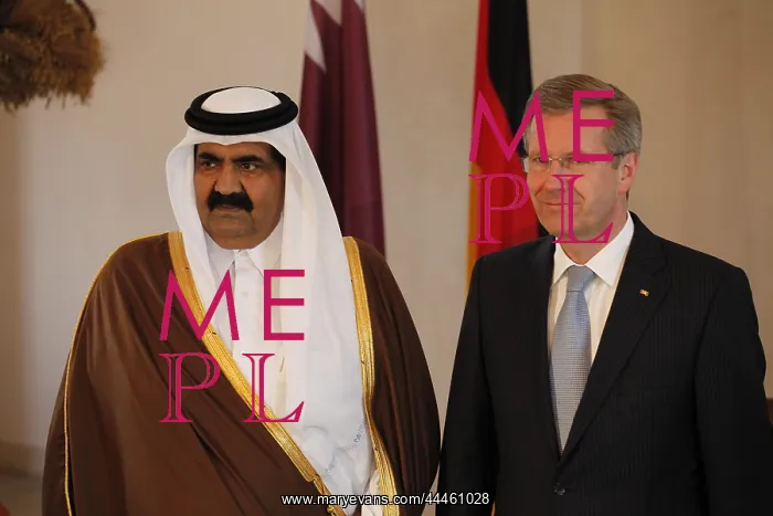 : Hamad Bin Khalifa Al Thani & Christian Wulff : Hamad Bin Khalifa Al Thani & Christian Wulff