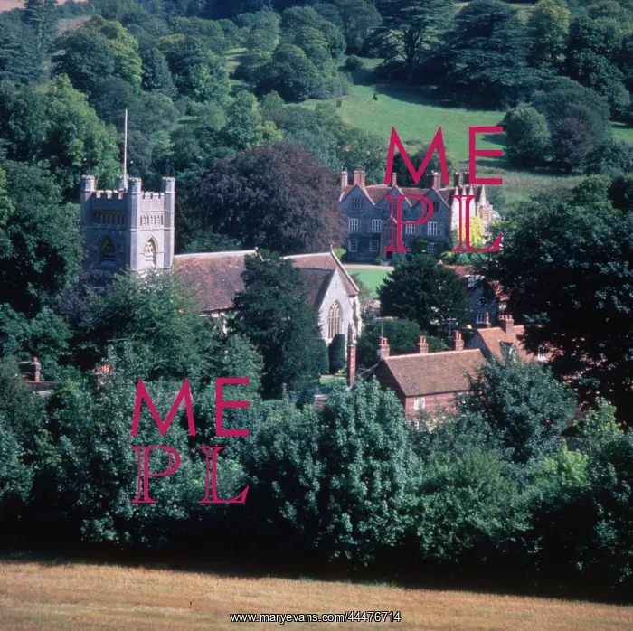  : Hambleden, Bucks - View looking down on the village