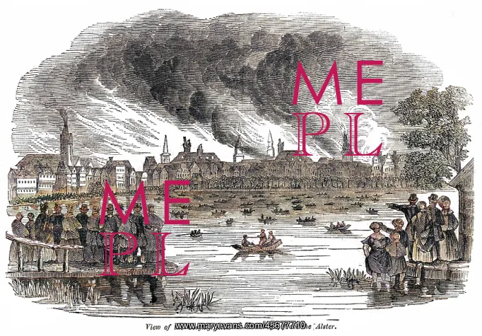 : Hamburg fire 1842 : Hamburg fire 1842