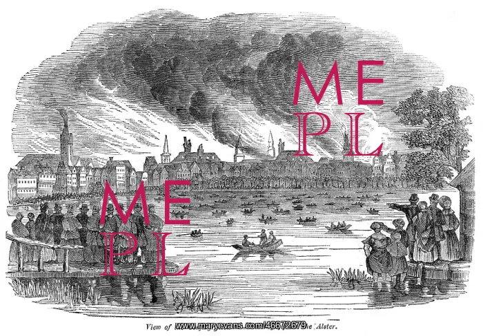 : Hamburg fire 1842 : Hamburg fire 1842