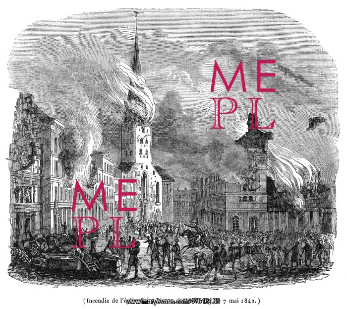  : Hamburg fire 1842