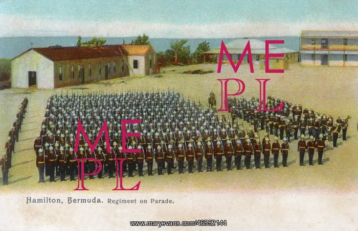 : Hamilton, Bermuda - Regiment on Parade