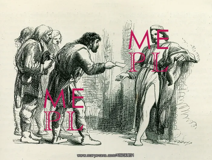 : Hamlet - a group of sailors bring a letter to Horatio from his friend Hamlet : Hamlet - a group of sailors bring a letter to Horatio from his friend Hamlet